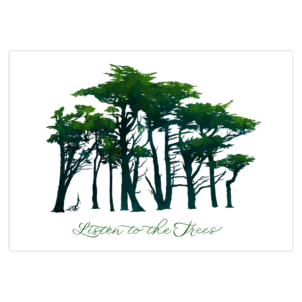 Listen to the Trees - Folded Cards