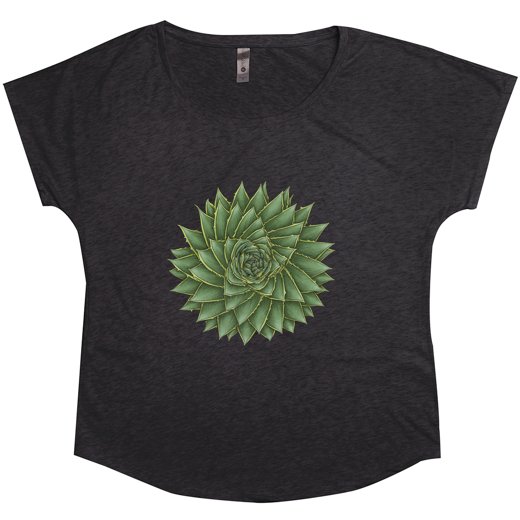 Aloe Mandala Women's Dolman Sleeve Tee