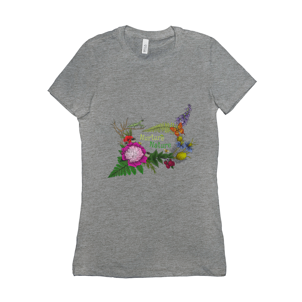 Nurture Nature Womens Dark Color T-Shirts