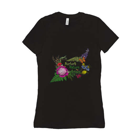 Nurture Nature Womens Dark Color T-Shirts