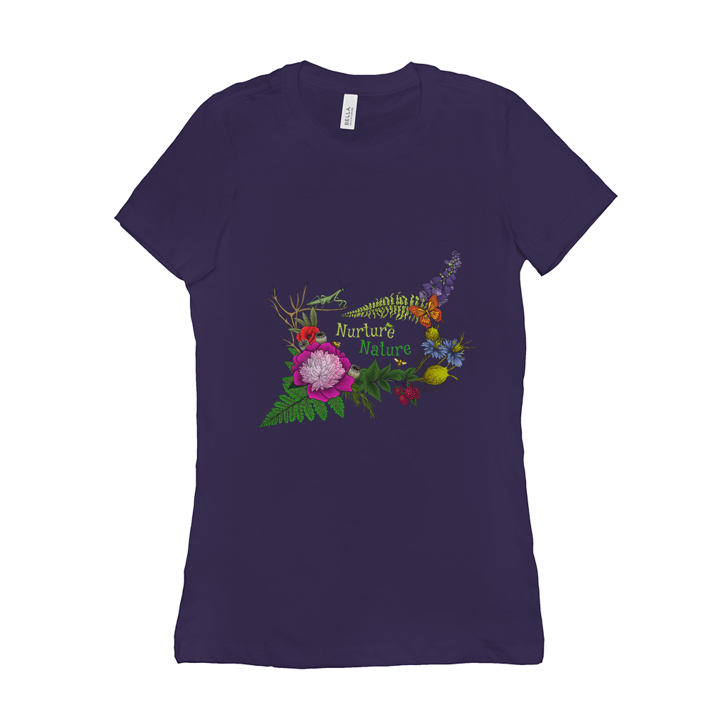 Nurture Nature Womens Dark Color T-Shirts