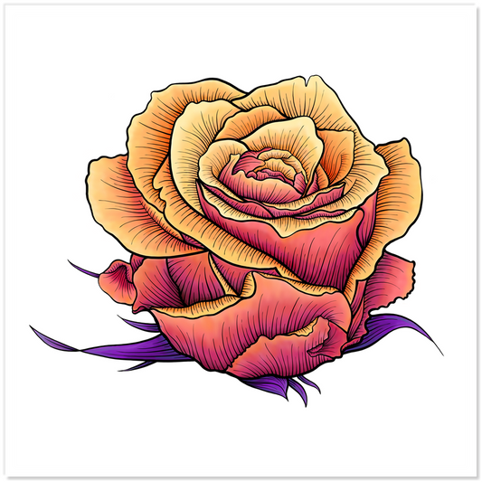 Peace Rose Sticker